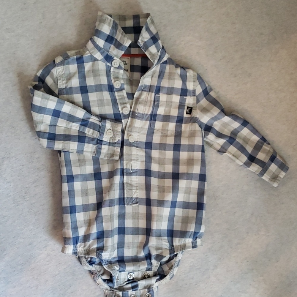 Baby B'Gosh Button Up Onesie